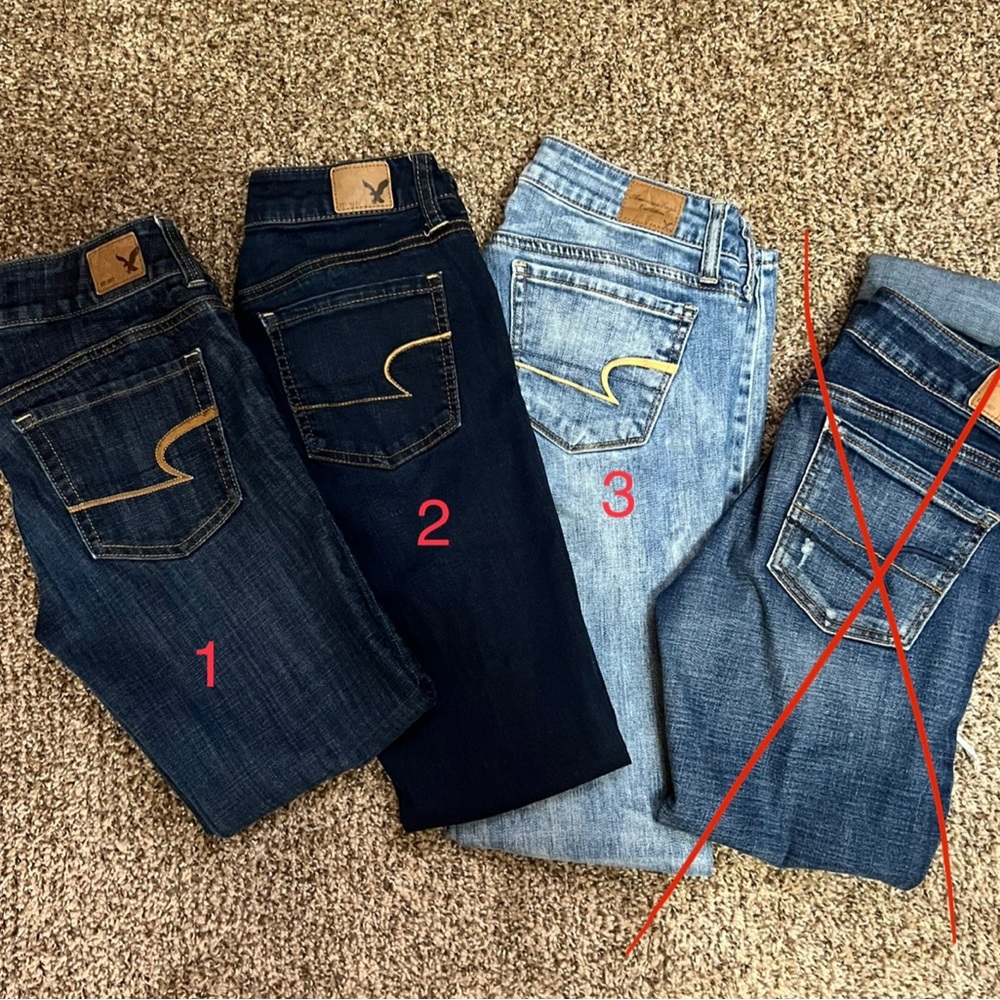 American Eagle Super Stretch Skinny Jeans Bundle